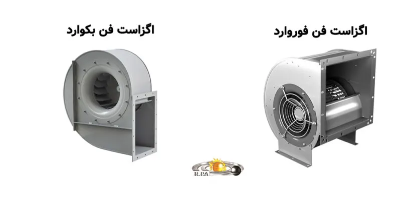 اگزاست فن فوروارد و بکوارد پشت بامی